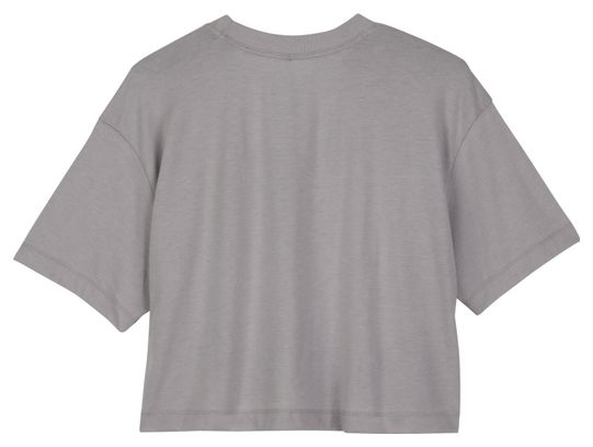 Byrd Crop Damen Kurzarm-T-Shirt Beige