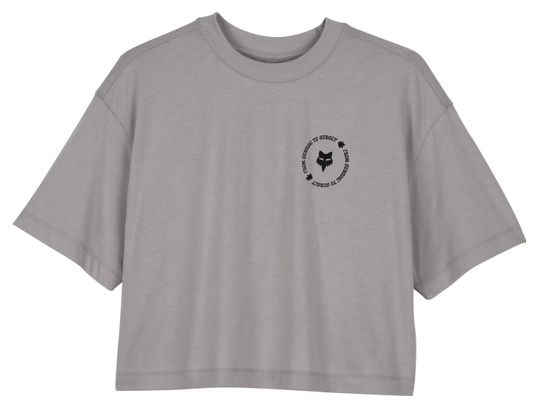 Camiseta de manga corta Byrd Crop para mujer Beige 