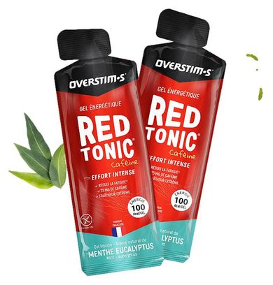 Gel Énergétique Overstims Red Tonic Menthe Eucalyptus 34g