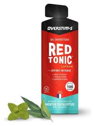 Overstims Red Tonic energiegel met cafeïne, munt en eucalyptus - 34 g