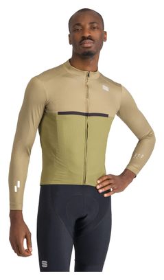 Sportful Pista Thermal Maglia a maniche lunghe verde