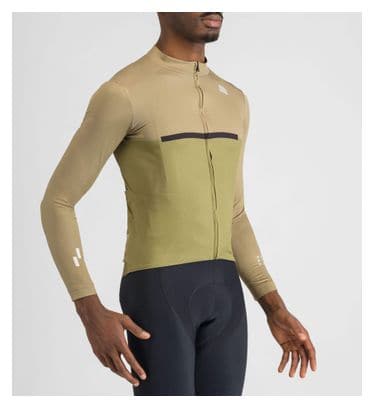 Sportful Pista Thermal Maglia a maniche lunghe verde