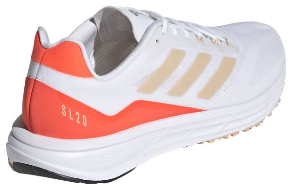 Adidas SL 20 2 Running Shoes White / Red Women