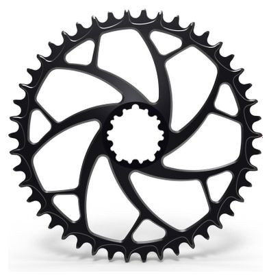 Plato ELM Alugear Redondo Montaje Directo Sram 3 tornillos 10/11/12 velocidades Negro