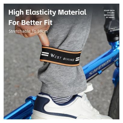 Bandes élastiques réfléchissantes pour le cyclisme en extérieur