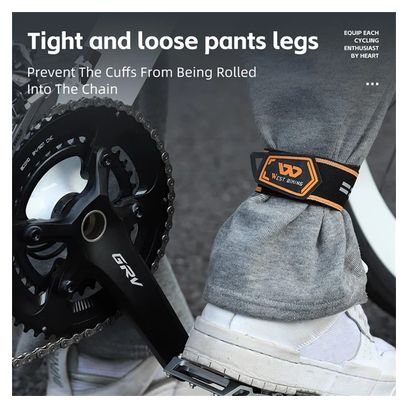 Bandes élastiques réfléchissantes pour le cyclisme en extérieur