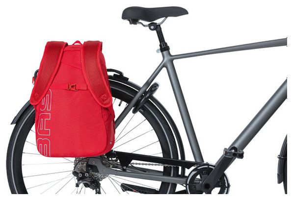Basil Flex Fahrradrucksack 17 L Rot