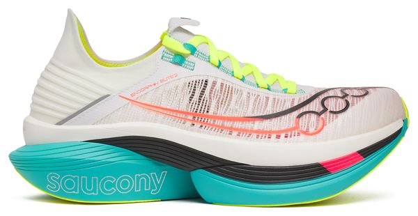 Running shoes Saucony Endorphin Elite White/Multicolor Unisex