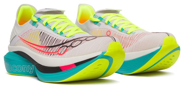 Saucony Endorphin Elite 2 Hardloopschoenen Wit/Multicolour Unisex