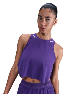 Camiseta de tirantes Nike AeroSwift Purple, Mujer