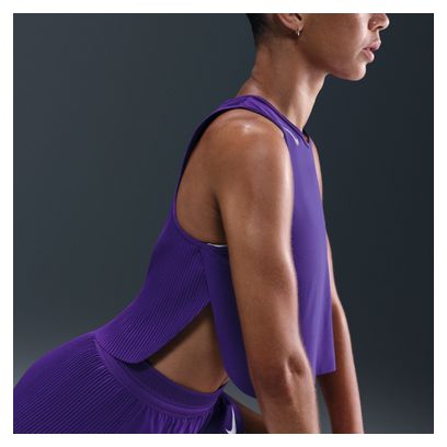 Camiseta de tirantes Nike AeroSwift Purple, Mujer
