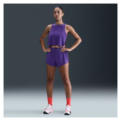 Camiseta de tirantes Nike AeroSwift Purple, Mujer