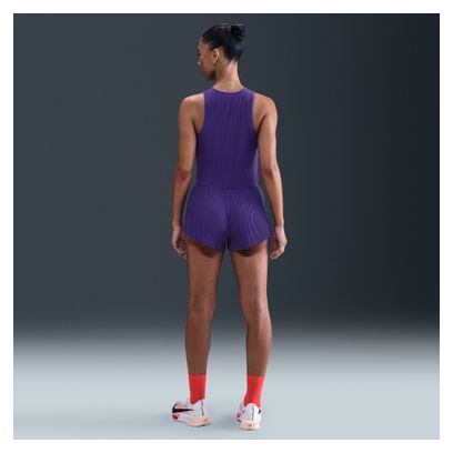 Camiseta de tirantes Nike AeroSwift Purple, Mujer
