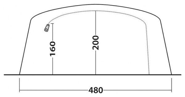 Tente gonflable Outwell Sundale 7PA