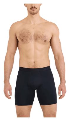 Boxershorts Saxx Smooth Flex Light Compression Long Brief Schwarz Herren