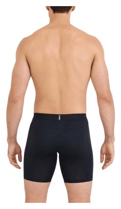 Boxershorts Saxx Smooth Flex Light Compression Long Brief Schwarz Herren
