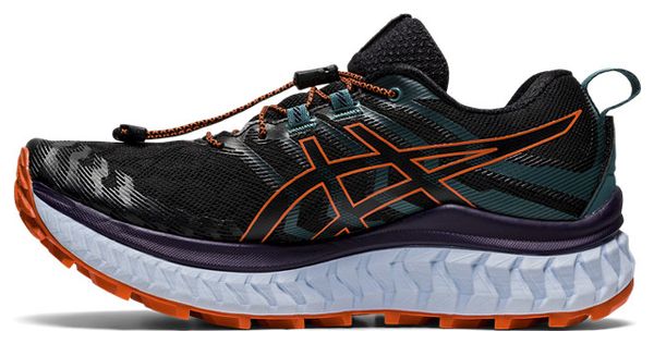 Asics Trabuco Max Running Shoes Black Orange Women's