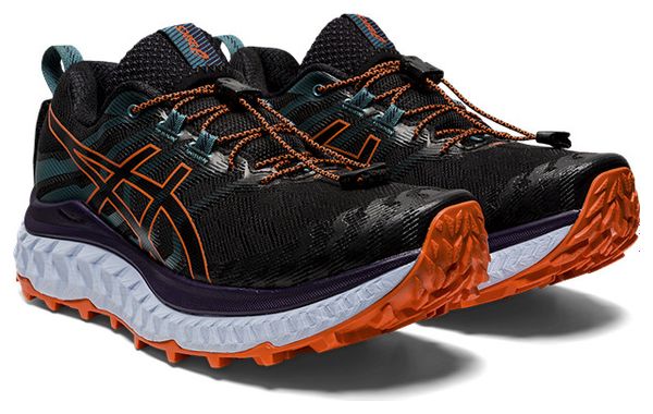 Asics Trabuco Max Running Shoes Black Orange Women's