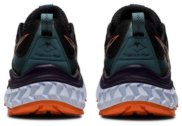 Asics Trabuco Max Running Shoes Black Orange Women's