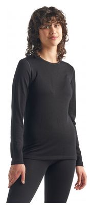 Camiseta de manga larga para mujer Icebreaker 260 Tech Black