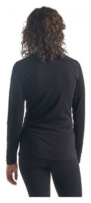 Camiseta de manga larga para mujer Icebreaker 260 Tech Black