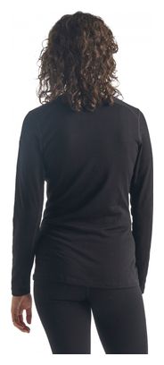 Maillot Manches Longues Femme Icebreaker Mérinos 260 Tech Noir