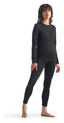 Maillot Manches Longues Femme Icebreaker Mérinos 260 Tech Noir