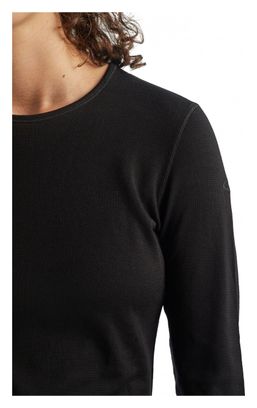 Maillot Manches Longues Femme Icebreaker Mérinos 260 Tech Noir