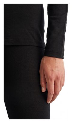 Maillot Manches Longues Femme Icebreaker Mérinos 260 Tech Noir
