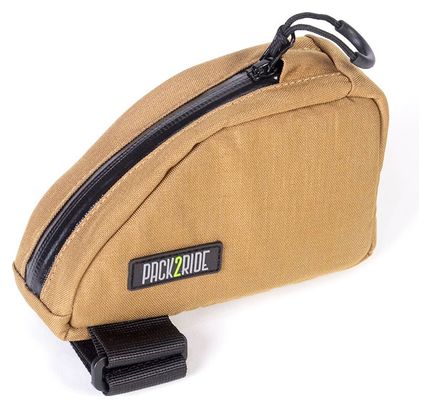 Sacoche de Cadre Pack2Ride TopRock Medium 0.5L Beige Coyote