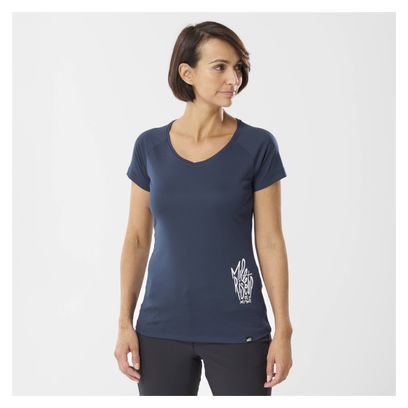 T-Shirt Millet Trekker Femme Bleu