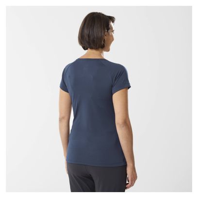 T-Shirt Millet Trekker Femme Bleu