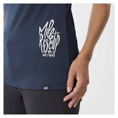 Camiseta de mujer Millet Trekker Ts Ss W Azul S