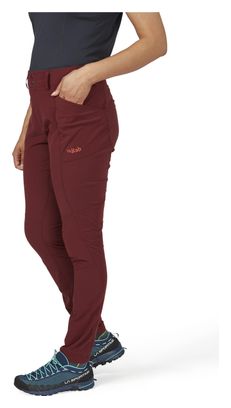 Women's Rab Incline Light Regular Pants Red