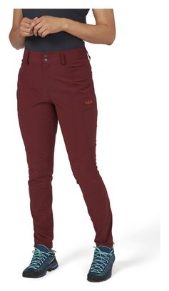 Women's Rab Incline Light Regular Pants Red