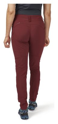 Women's Rab Incline Light Regular Pants Red