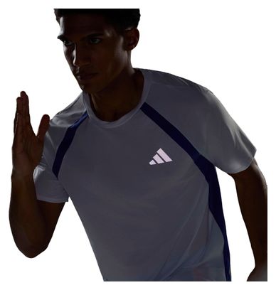 T-Shirt Running adidas Adizero Archive Blanc Homme