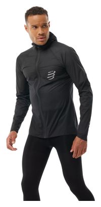 Compressport Hurricane Men's Waterproof Jacket - Black