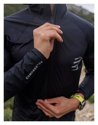 Compressport Hurricane Men's Waterproof Jacket - Black