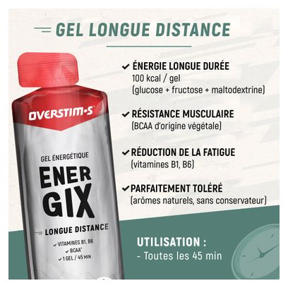 Overstims Energix Lemon Energy Gel 34g