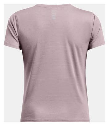 Under Armour Launch Run Pink Jersey met korte mouwen
