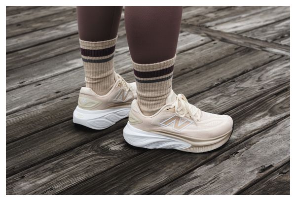 Zapatillas de running New Balance Fresh Foam X More v6 Beige Mujer