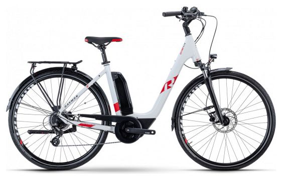 Vélo de Ville Électrique R Raymon CityRay E 1.0 Shimano Altus 8V 500 Wh 700 mm Blanc 2023