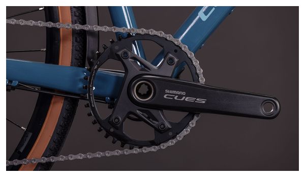 Cube Nuroad One FE Gravel Bike Shimano Cues 9S 700 mm Grove Blue Green 2026