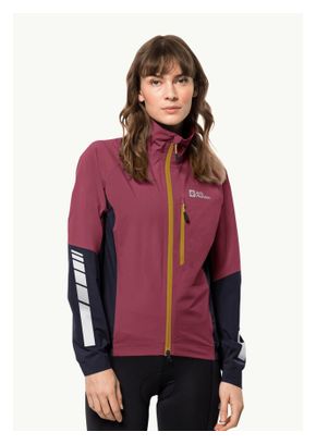 Jack Wolfskin Morobbia 2.5L Red Women's Rain Jacket