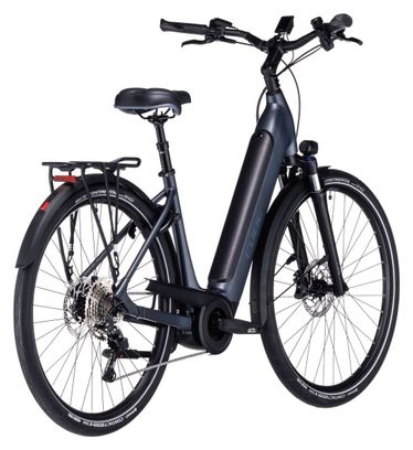 Cube Supreme Sport Hybrid Pro 625 Easy Entry Electric City Bike Shimano Deore 10S 625 Wh 700 mm Grey 2023