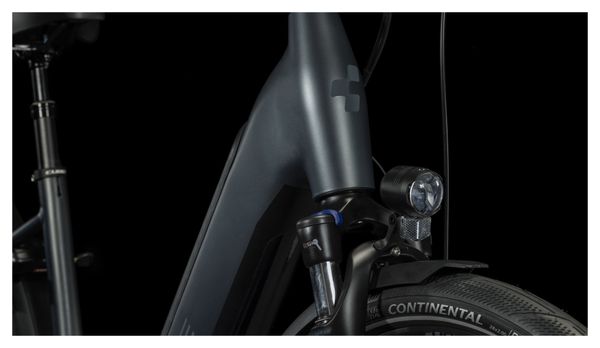 Cube Supreme Sport Hybrid Pro 625 Bicicleta eléctrica urbana de fácil acceso Shimano Deore 10S 625 Wh 700 mm Gris 2023