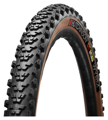 Pneu VTT Hutchinson Wyrm 29'' Tubeless Ready Souple Hardskin Race Ripost XC Flancs Beiges