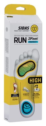 Semelles Sidas 3Feet Run Protect High Bleu Jaune