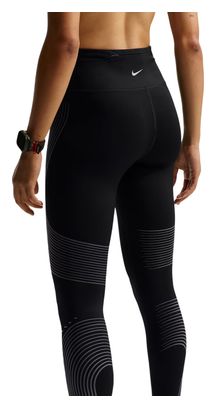 Collant lunghi riflettenti Nike Swift Flash neri da donna